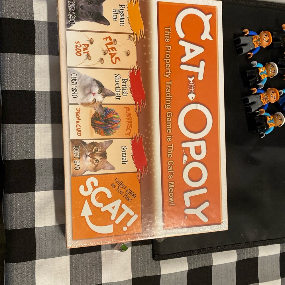 Cat opoly board game